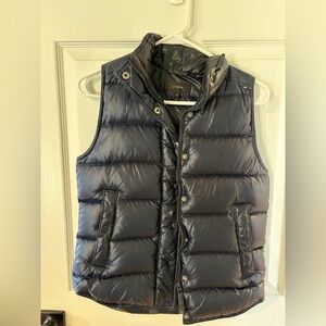 J.Crew Navy Puffer Vest